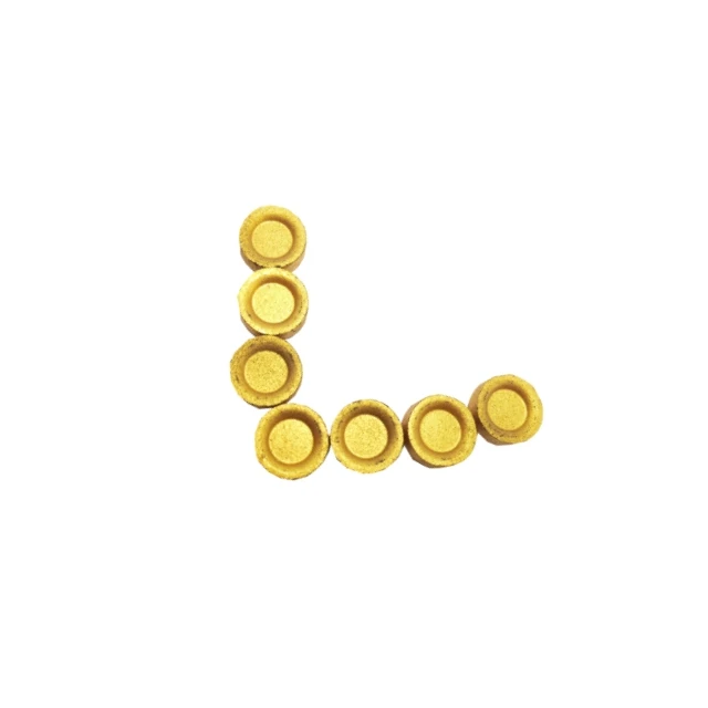 Dřevěná vodní dýmka na dřevěné uhlí 33 mm Gold Apple Wood